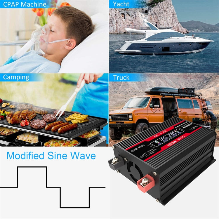 Zhizun 12V to 220V 4000W Car Power Inverter