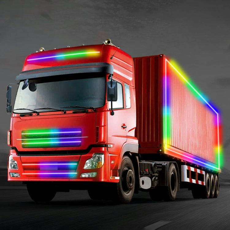 DC24V / 7W Colorful Truck Warning Light Slide Light with SMD-5050 Lamp Beads ÎҵÄÉ̵ê