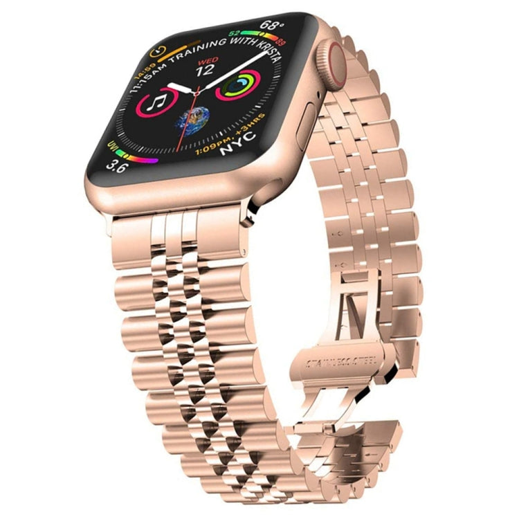 Five Beads Stainless Steel Replacement Watchbands For Apple Watch Series