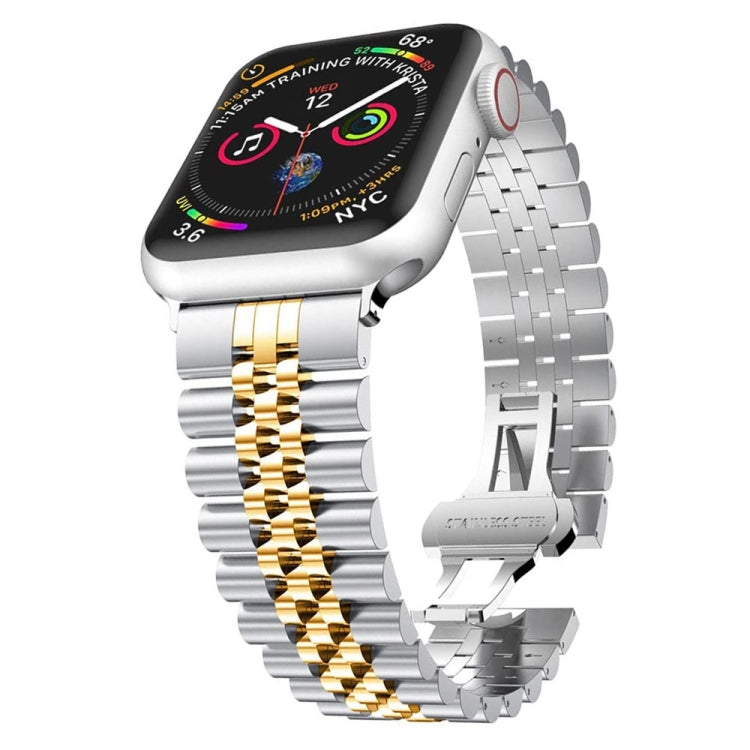 Five Beads Stainless Steel Replacement Watchbands For Apple Watch Series