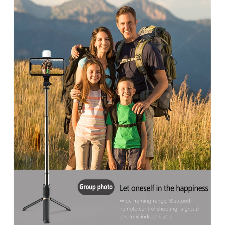 Q03S Fill Light Bluetooth Selfie Stick Tripod Mobile Phone Holder