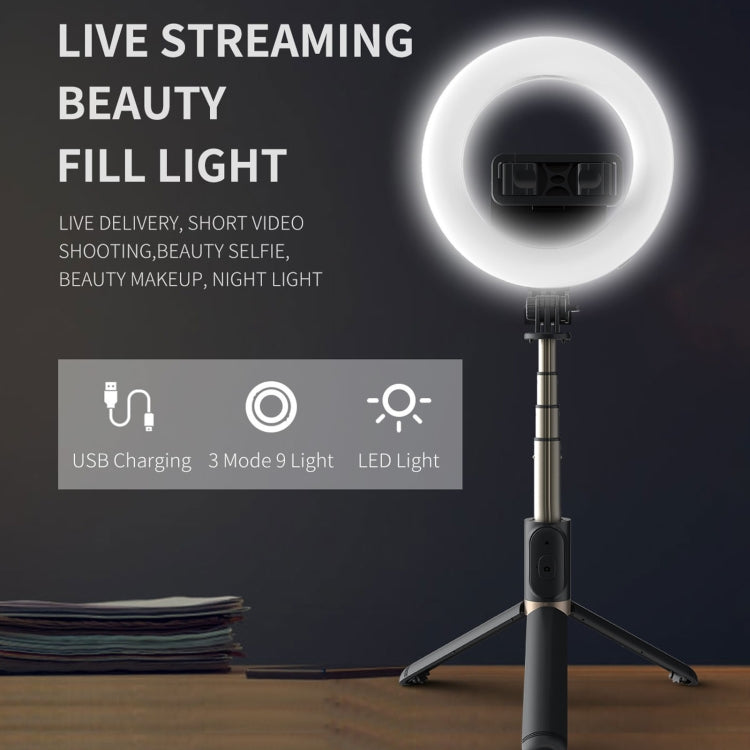 Q07 6 Inch Ring Light Portable Bluetooth Selfie Stick Tripod My Store