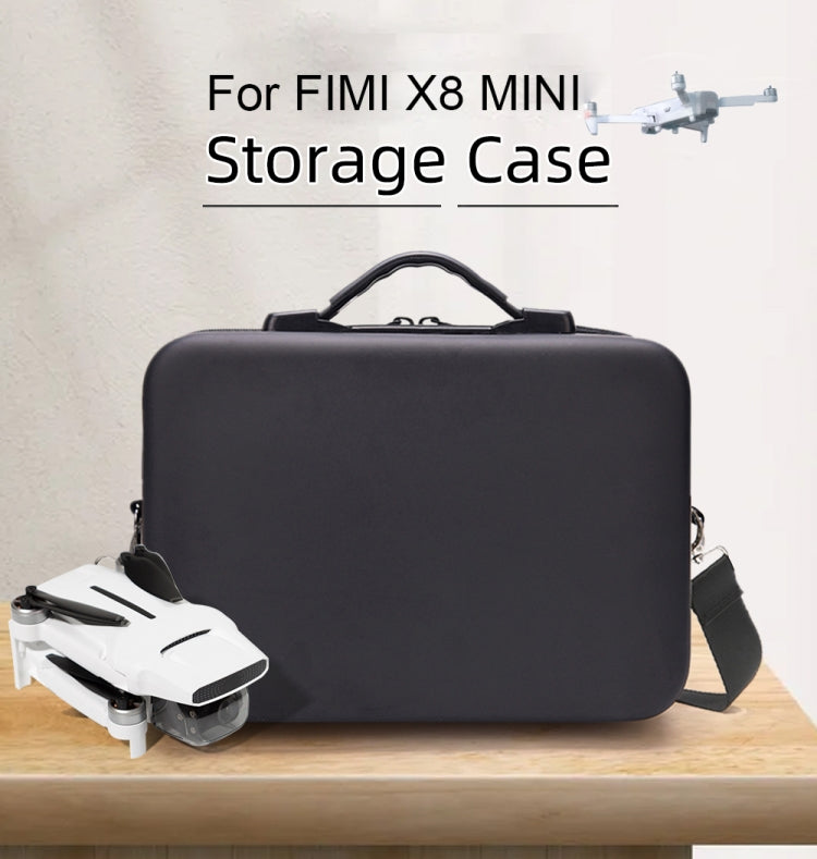 Portable Single Shoulder Storage Travel Carrying Cover Case Box with Baffle Separator for FIMI X8 mini