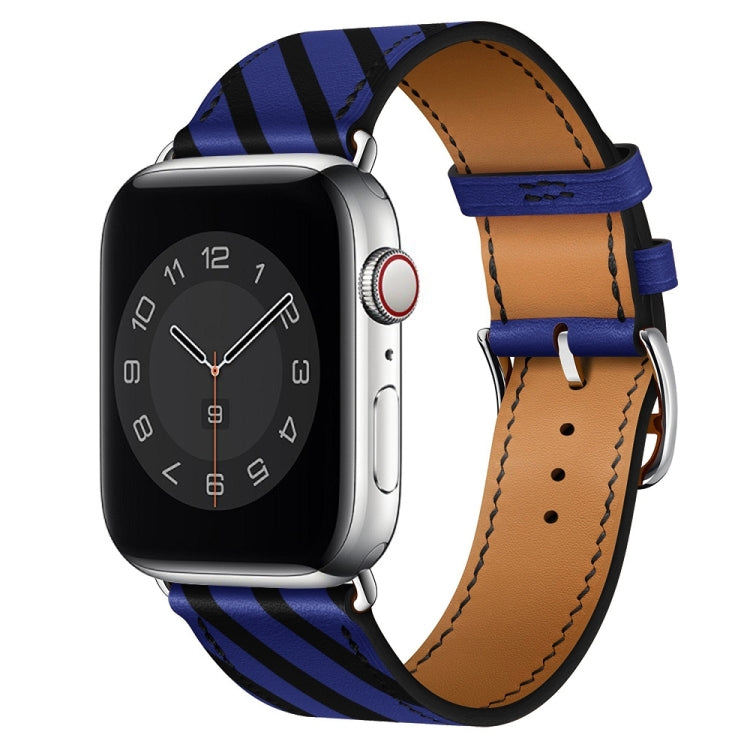 Strip Texture Leather Replacement Watchbands For Apple Watch Series