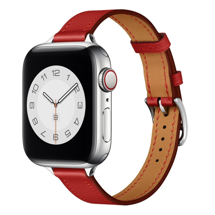 Small Waist Leather Replacement Watchbands For Apple Watch Series