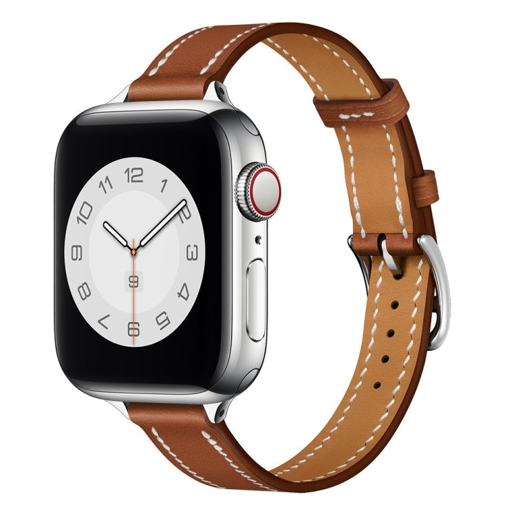 Small Waist Leather Replacement Watchbands For Apple Watch Series