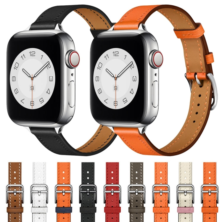 Small Waist Leather Replacement Watchbands For Apple Watch Series