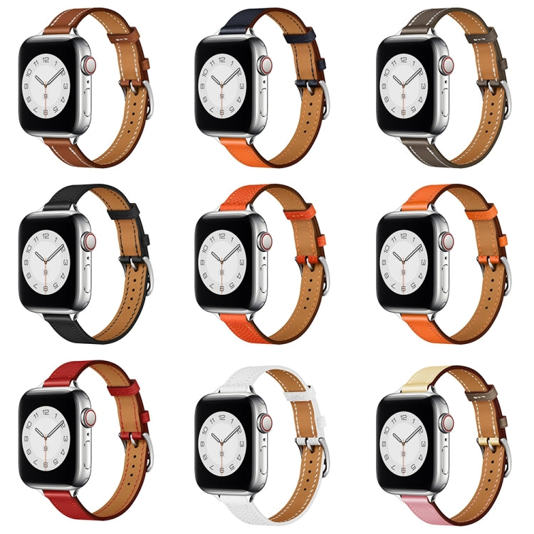 Small Waist Leather Replacement Watchbands For Apple Watch Series