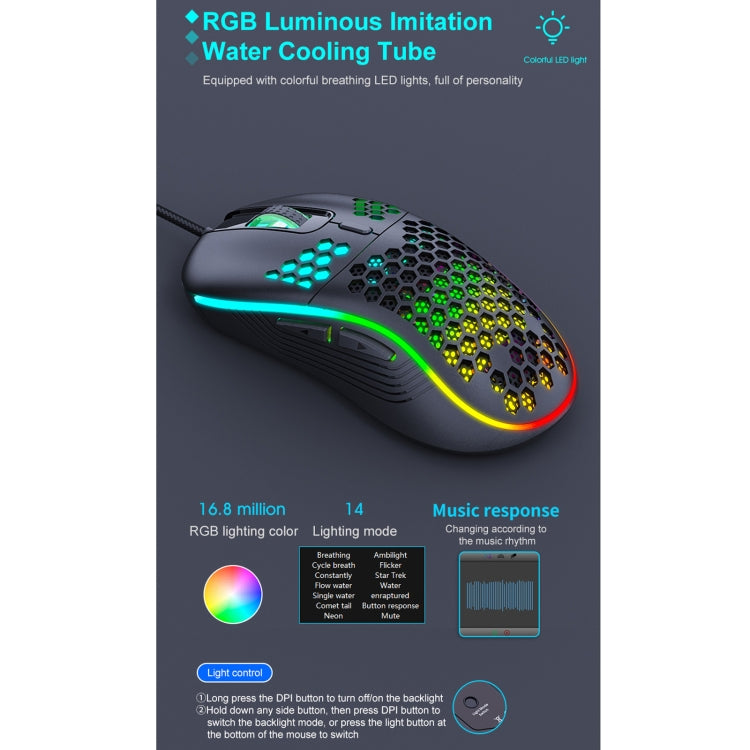 iMICE T98 RGB Lighting Gaming Wired Mouse My Store