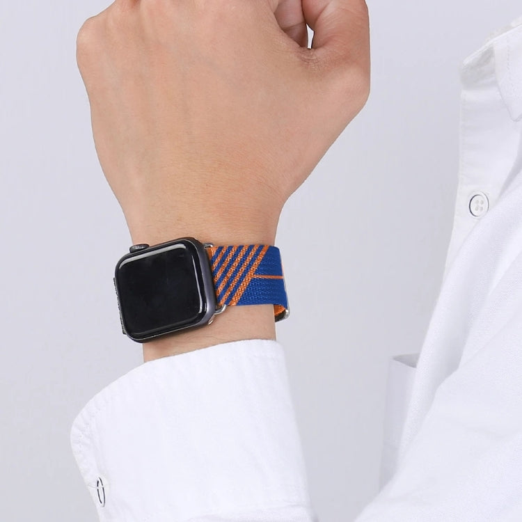 Two-color Nylon Braid Replacement Wrist Strap Watchband