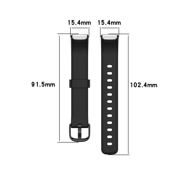 For Fitbit Luxe Silicone Color Buckle Replacement Strap Watchband