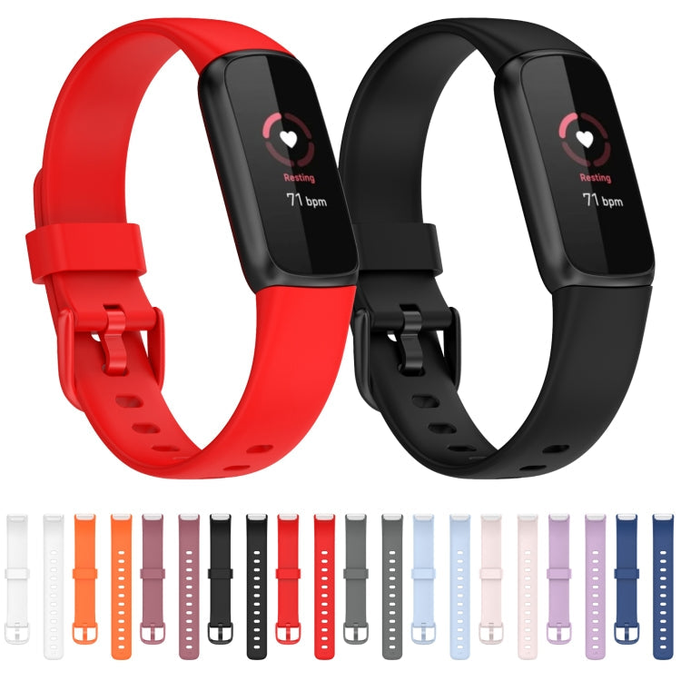 For Fitbit Luxe Silicone Color Buckle Replacement Strap Watchband