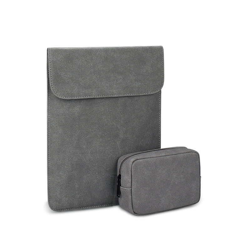 PU02 Ultra-thin Notebook Liner Bag with Small Bag