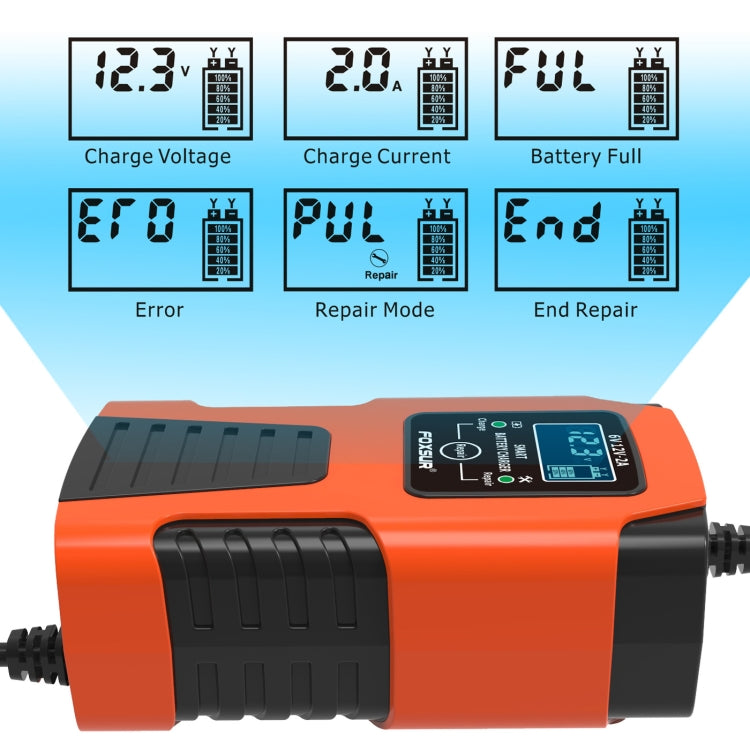 FOXSUR 2A / 6V / 12V Car / Motorcycle 3-stage Full Smart Battery Charger ÎҵÄÉ̵ê