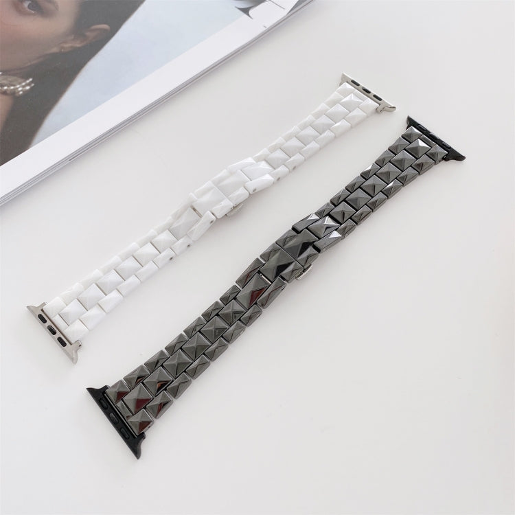 Rhombic Grid Ceramics Replacement Strap Watchband