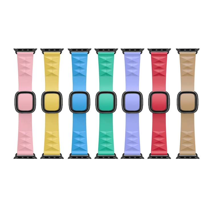 Modern Style Silicone Replacement Strap Watchband For Apple Watch Series 6 & SE & 5 & 4 40mm / 3 & 2 & 1 38mm