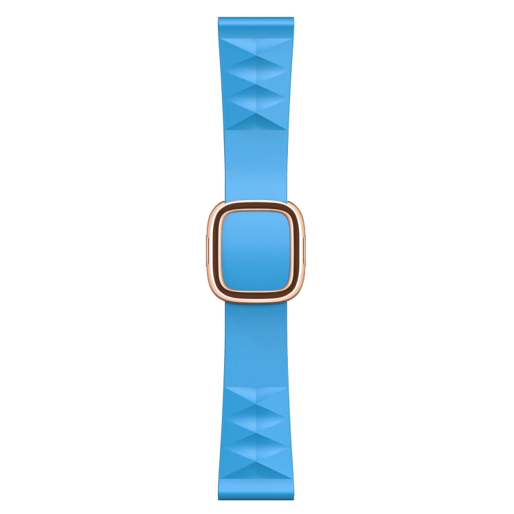 Modern Style Silicone Replacement Strap Watchband For Apple Watch Series 6 & SE & 5 & 4 40mm / 3 & 2 & 1 38mm