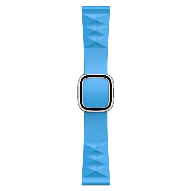 Modern Style Silicone Replacement Strap Watchband For Apple Watch Series 6 & SE & 5 & 4 40mm / 3 & 2 & 1 38mm