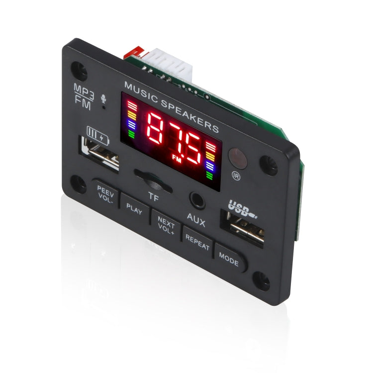 JX-809BT Car 12V Audio MP3 Player Decoder Board FM Radio USB, with Bluetooth / Remote Control / Recording