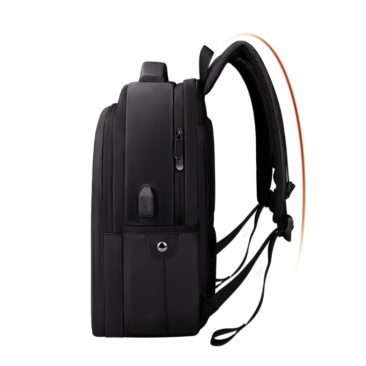 SJ01 Business Casual Computer Backpack with USB Charging Port My Store