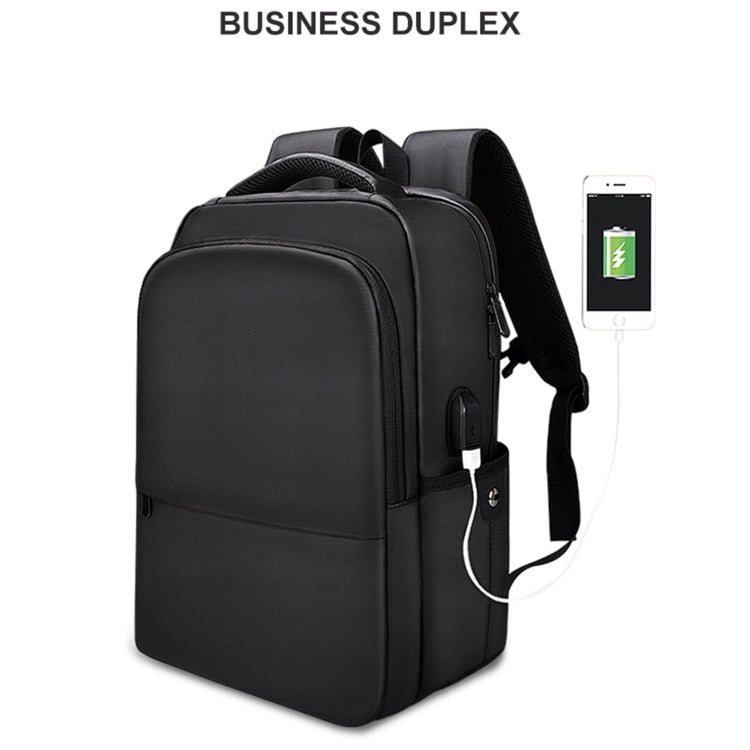 SJ01 Business Casual Computer Backpack with USB Charging Port My Store