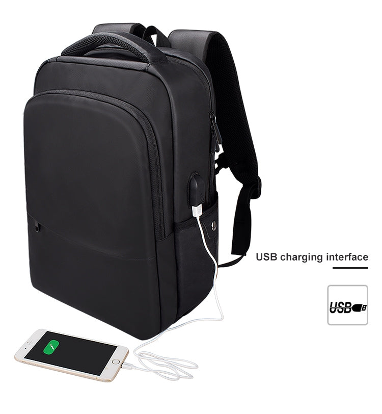 SJ01 Business Casual Computer Backpack with USB Charging Port