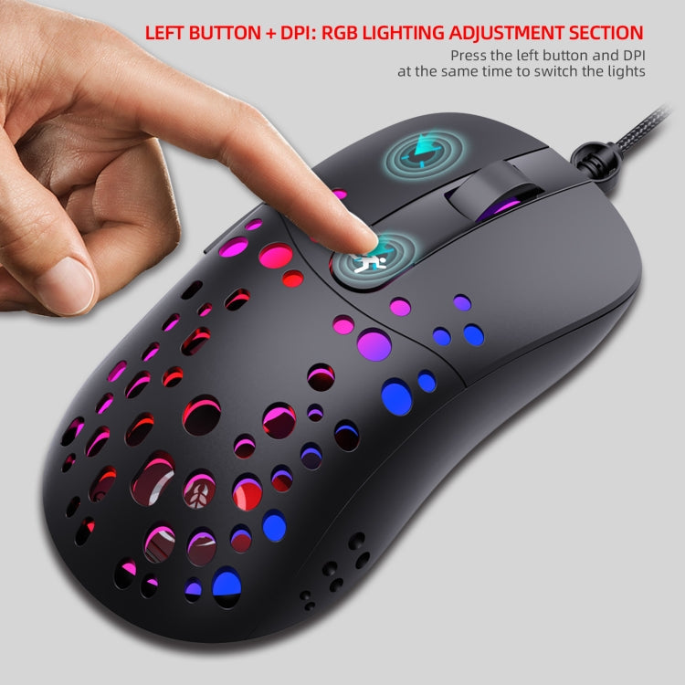 HXSJ A904 RGB Light Macro Programming Mechanical Gaming Wired Mouse My Store