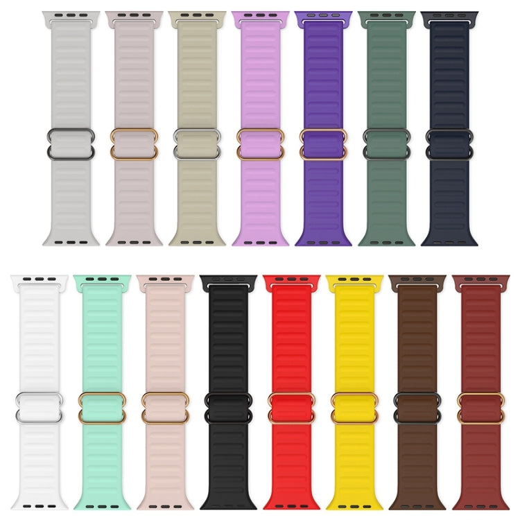 Japanese Word Buckle Silicone Replacement Watchband For Apple Watch Series