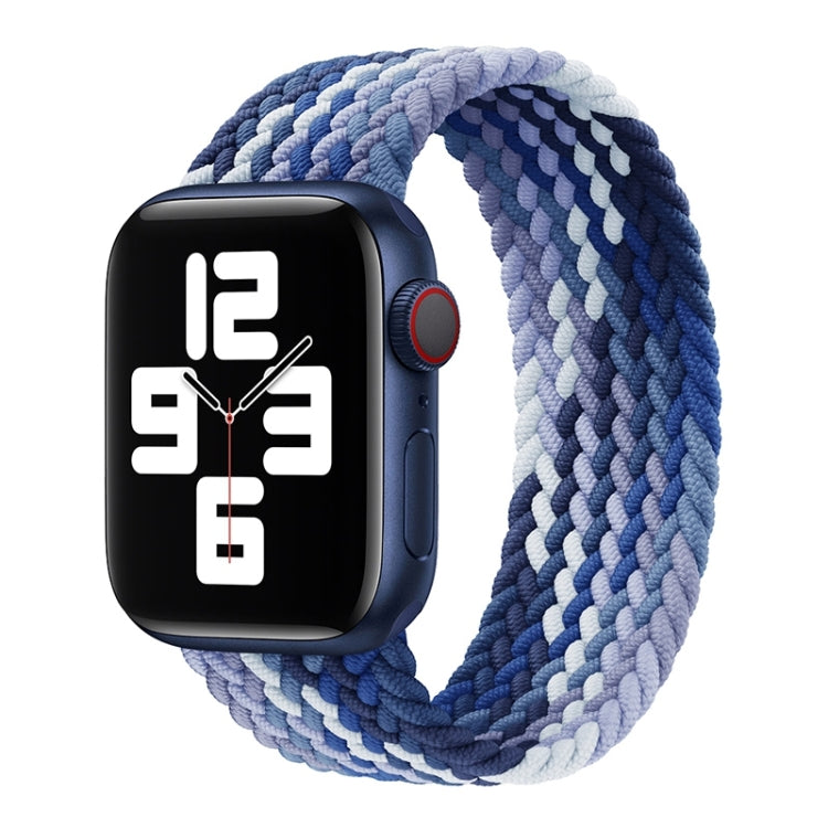 Single Loop Weaving Nylon Replacement Watchband, Size: XS 128mm For Apple Watch Series 6 & SE & 5 & 4 40mm / 3 & 2 & 1 38mm