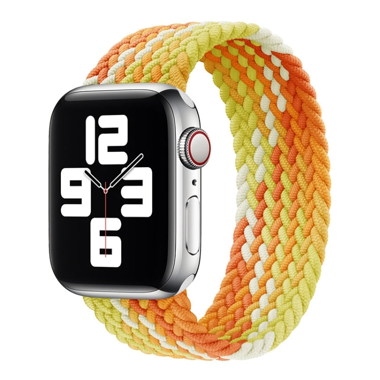 Single Loop Weaving Nylon Replacement Watchband, Size: XS 128mm For Apple Watch Series 6 & SE & 5 & 4 40mm / 3 & 2 & 1 38mm