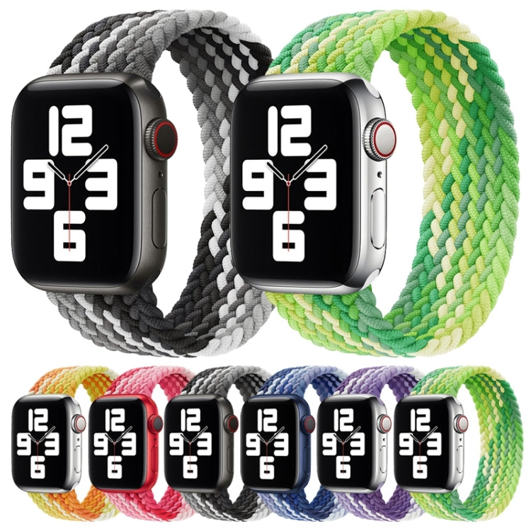 Single Loop Weaving Nylon Replacement Watchband, Size: XS 128mm For Apple Watch Series 6 & SE & 5 & 4 40mm / 3 & 2 & 1 38mm