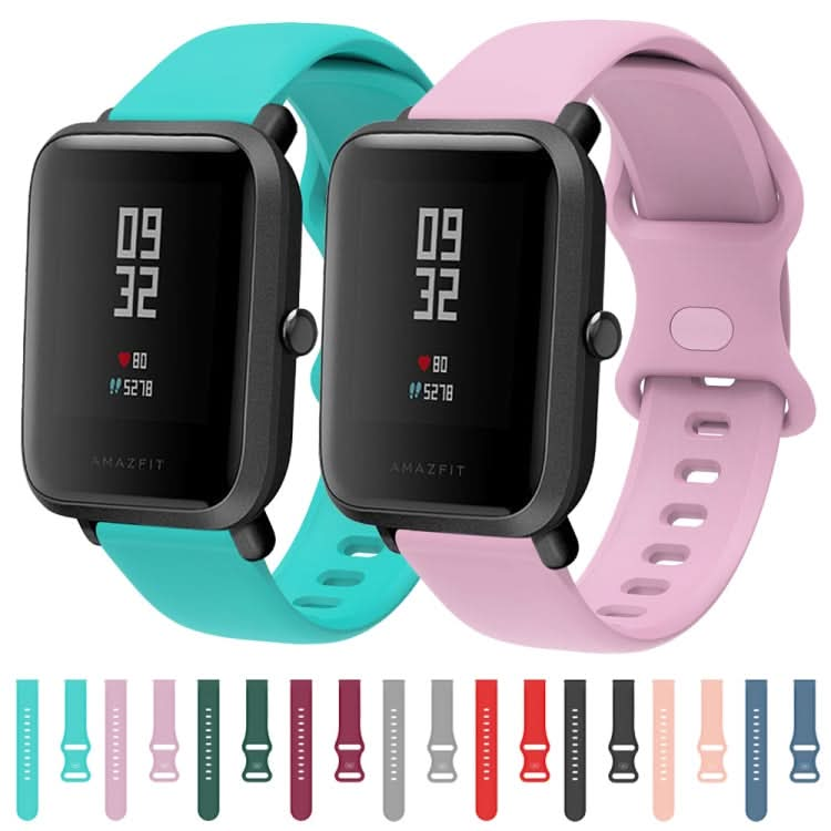 For Amazfit GTS 2e Butterfly Buckle Silicone Replacement Strap Watchband