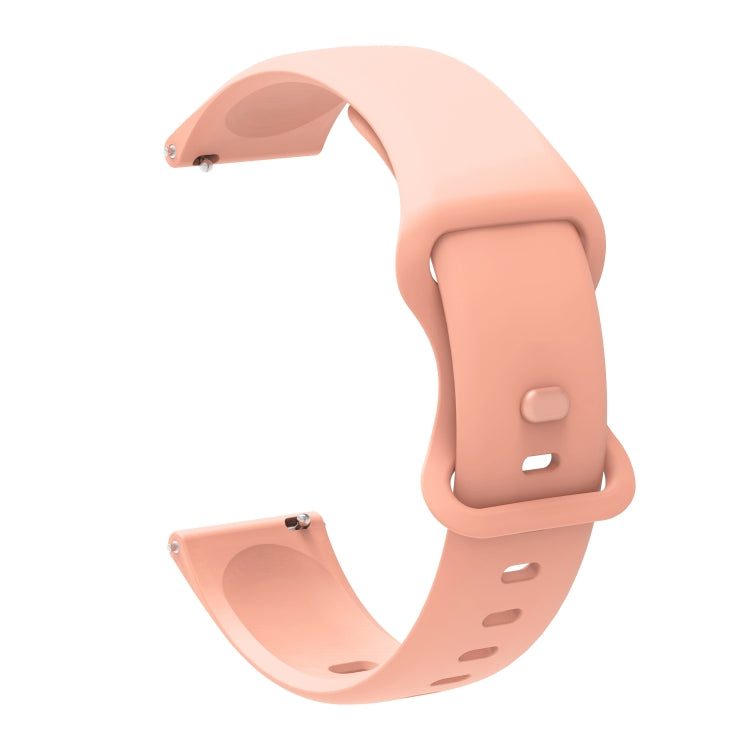 For Xiaomi Haylou RT RS3 LS04 / LS05S Universal Inner Back Buckle Perforation Silicone Replacement Strap Watchband