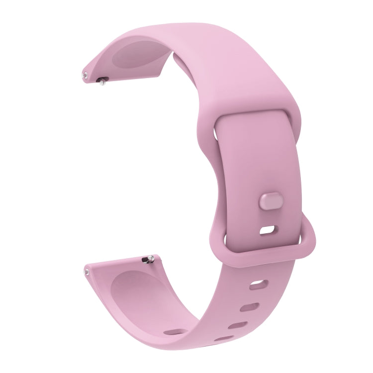 For Xiaomi Haylou RT RS3 LS04 / LS05S Universal Inner Back Buckle Perforation Silicone Replacement Strap Watchband