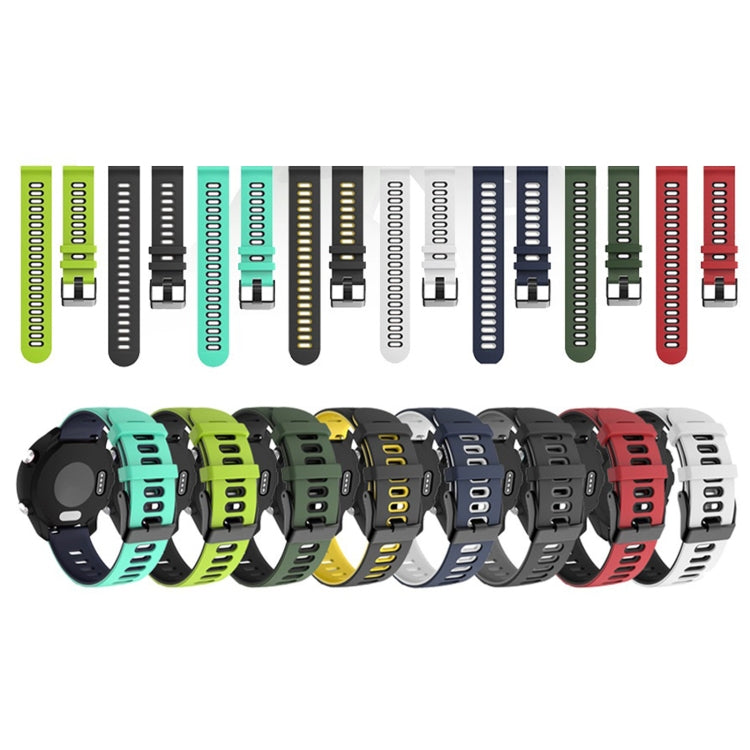 Universal Two-color Silicone Replacement Strap Watchband