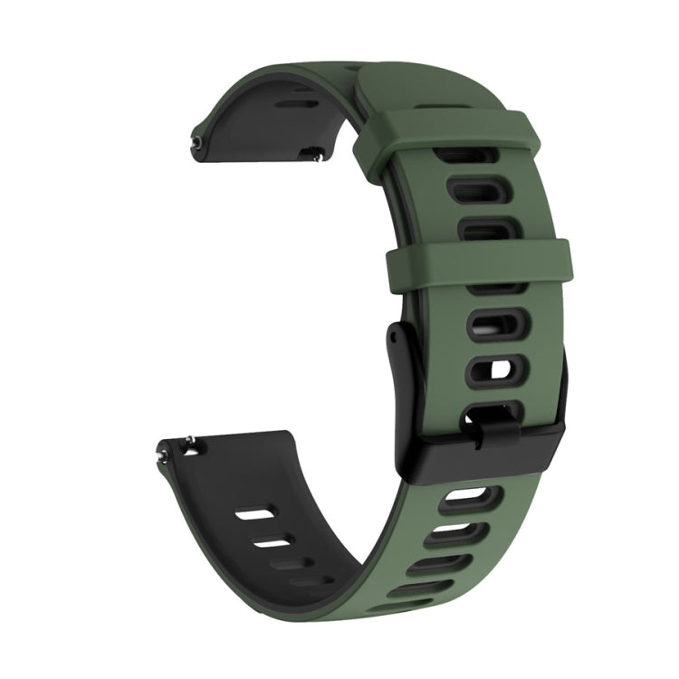 Universal Two-color Silicone Replacement Strap Watchband