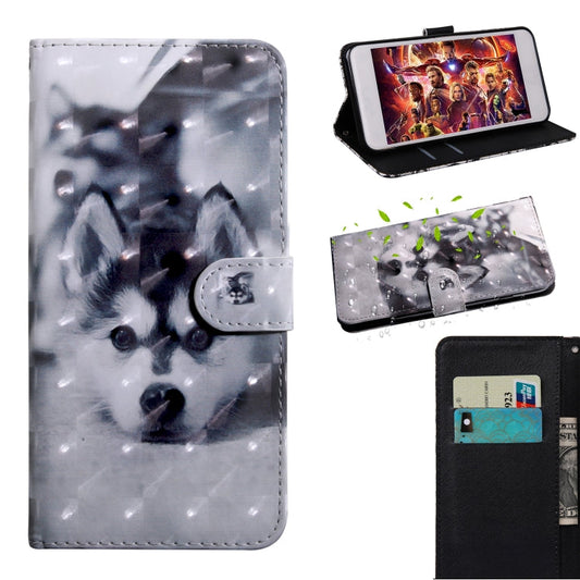 3D Painting Pattern Coloured Drawing Horizontal Flip TPU + PU Leather Case with Holder & Card Slots & Wallet, Series 1