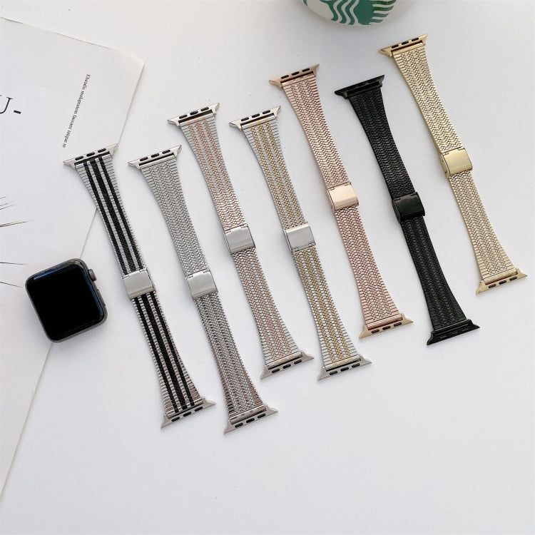 Small Waist Three Lines Steel Replacement Strap Watchband