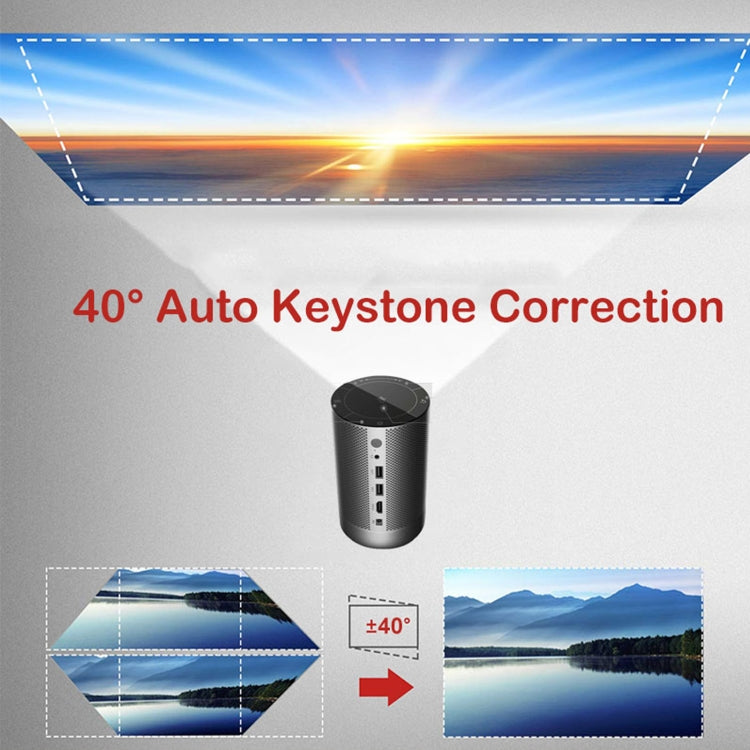 A5 1920x1080P 200 ANSI Multi-function Portable Home Theater LED HD Digital Projector Bluetooth Speaker, Android 7.1, 2G+16GB