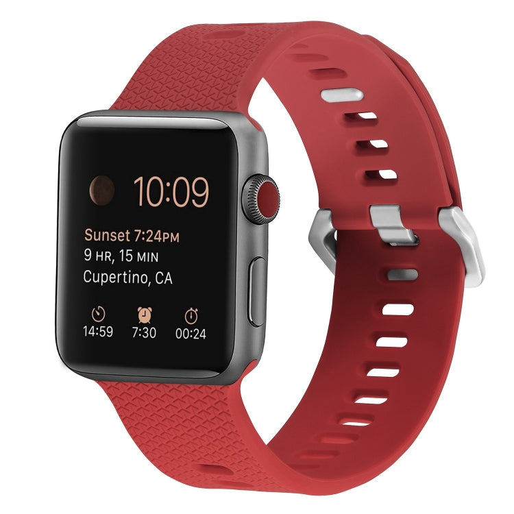 Silicone Replacement Strap Watchband For Apple Watch Series