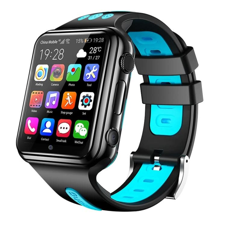 W5 1.54 inch Full-fit Screen Dual Cameras Smart Phone Watch, Support SIM Card / GPS Tracking / Real-time Trajectory / Temperature Monitoring,