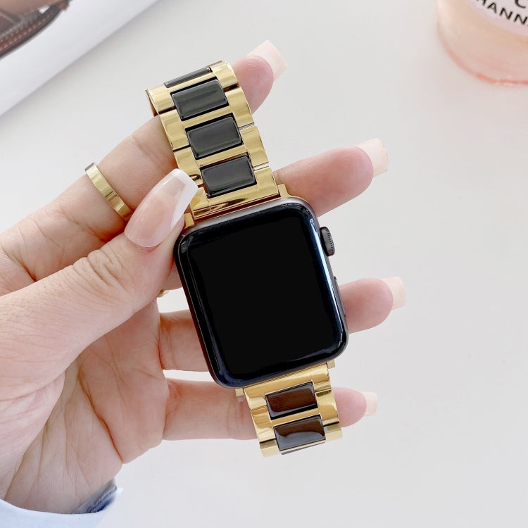 Three Beads Ceramics Steel Replacement Strap Watchband For Apple Watch Series