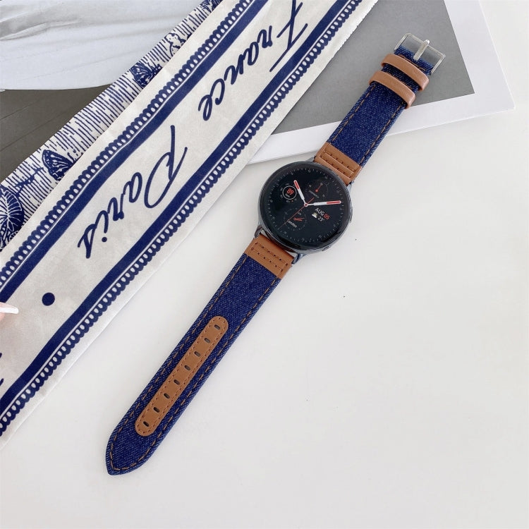 Denim Leather Replacement Strap Watchband