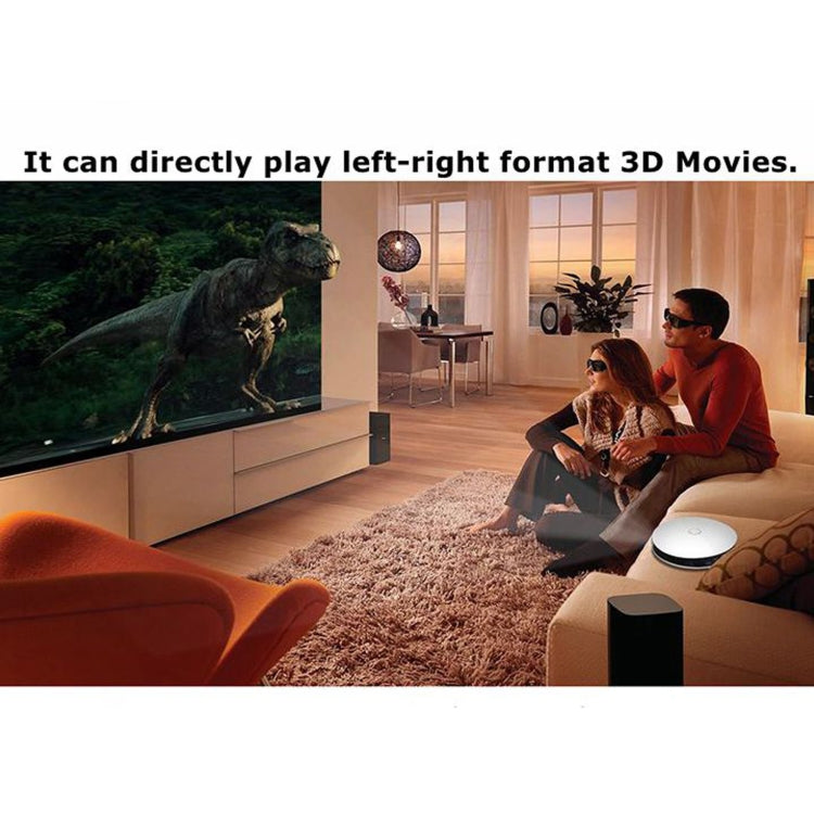 WEJOY DL-S9 1280x720P 300 Lumens Portable Home Theater LED HD Digital Projector, Android 6.0, 2G+16GB,