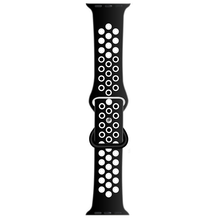 Butterfly Buckle Dual-tone Liquid Silicone Replacement Watchband For Apple Watch Series, Series 1