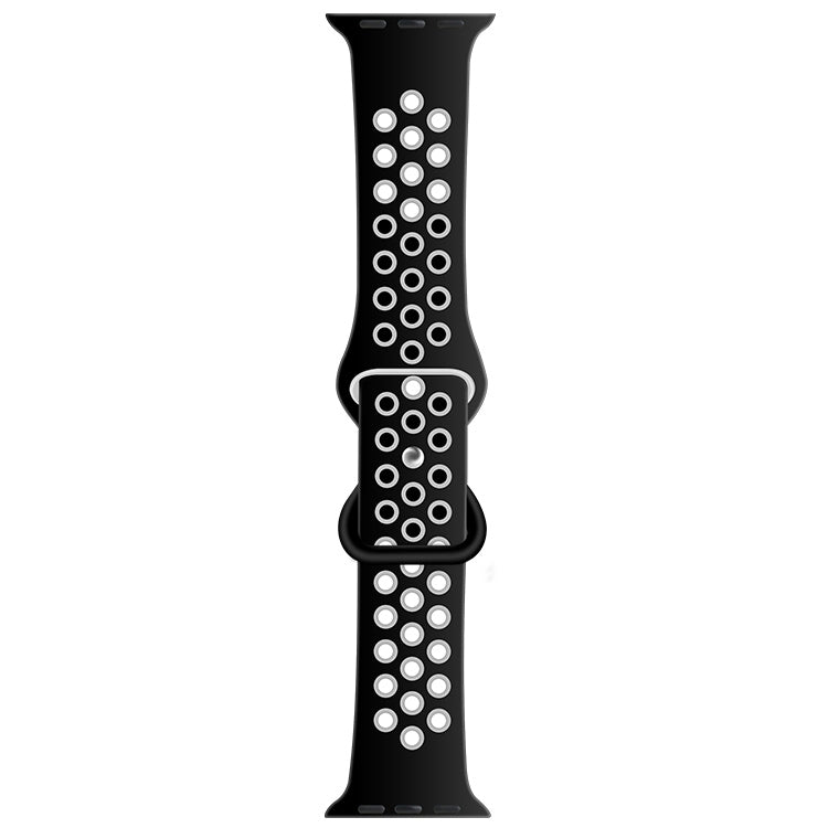 Butterfly Buckle Dual-tone Liquid Silicone Replacement Watchband For Apple Watch Series, Series 1