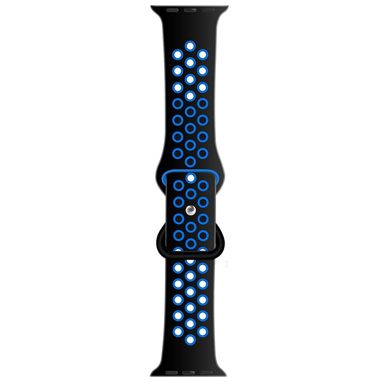 Butterfly Buckle Dual-tone Liquid Silicone Replacement Watchband For Apple Watch Series, Series 1