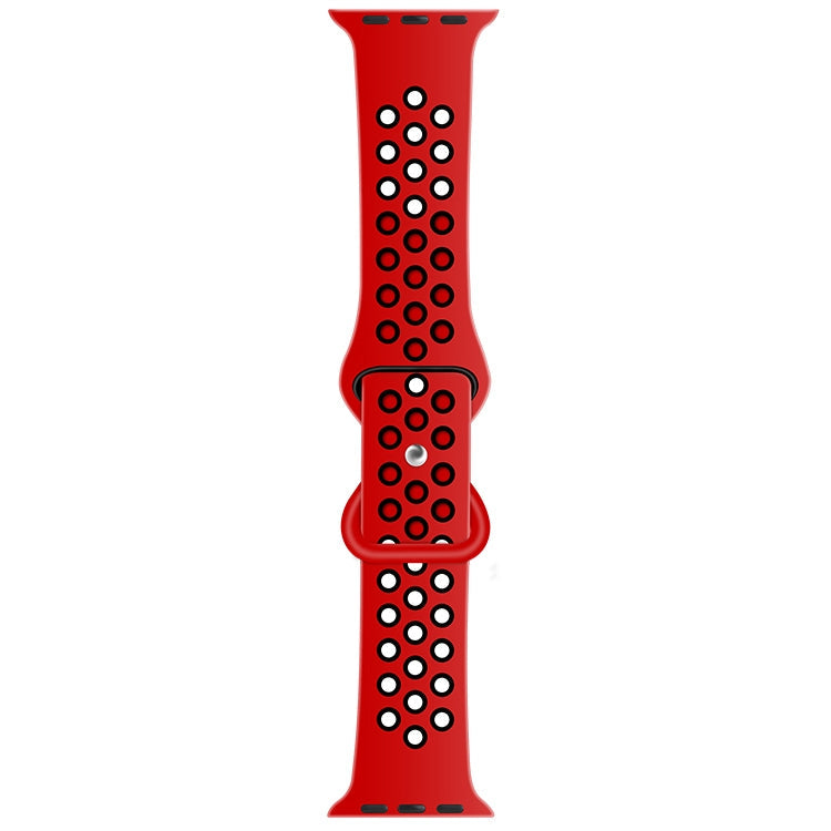 Butterfly Buckle Dual-tone Liquid Silicone Replacement Watchband For Apple Watch Series, Series 1