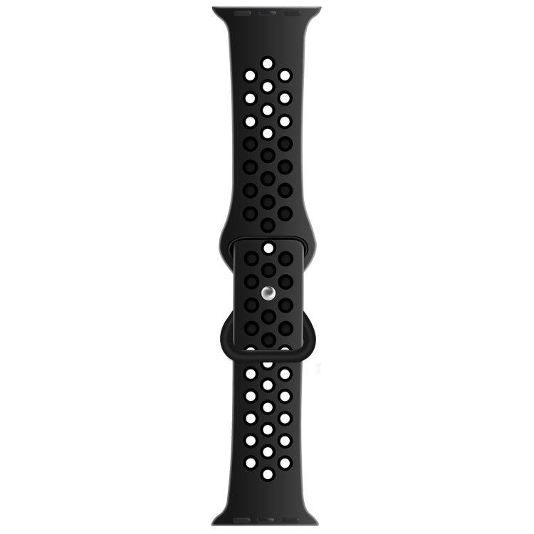 Butterfly Buckle Dual-tone Liquid Silicone Replacement Watchband For Apple Watch Series, Series 1