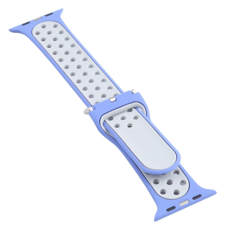 Metal Buckle Silicone Replacement Watchband For Apple Watch Series, Series 1